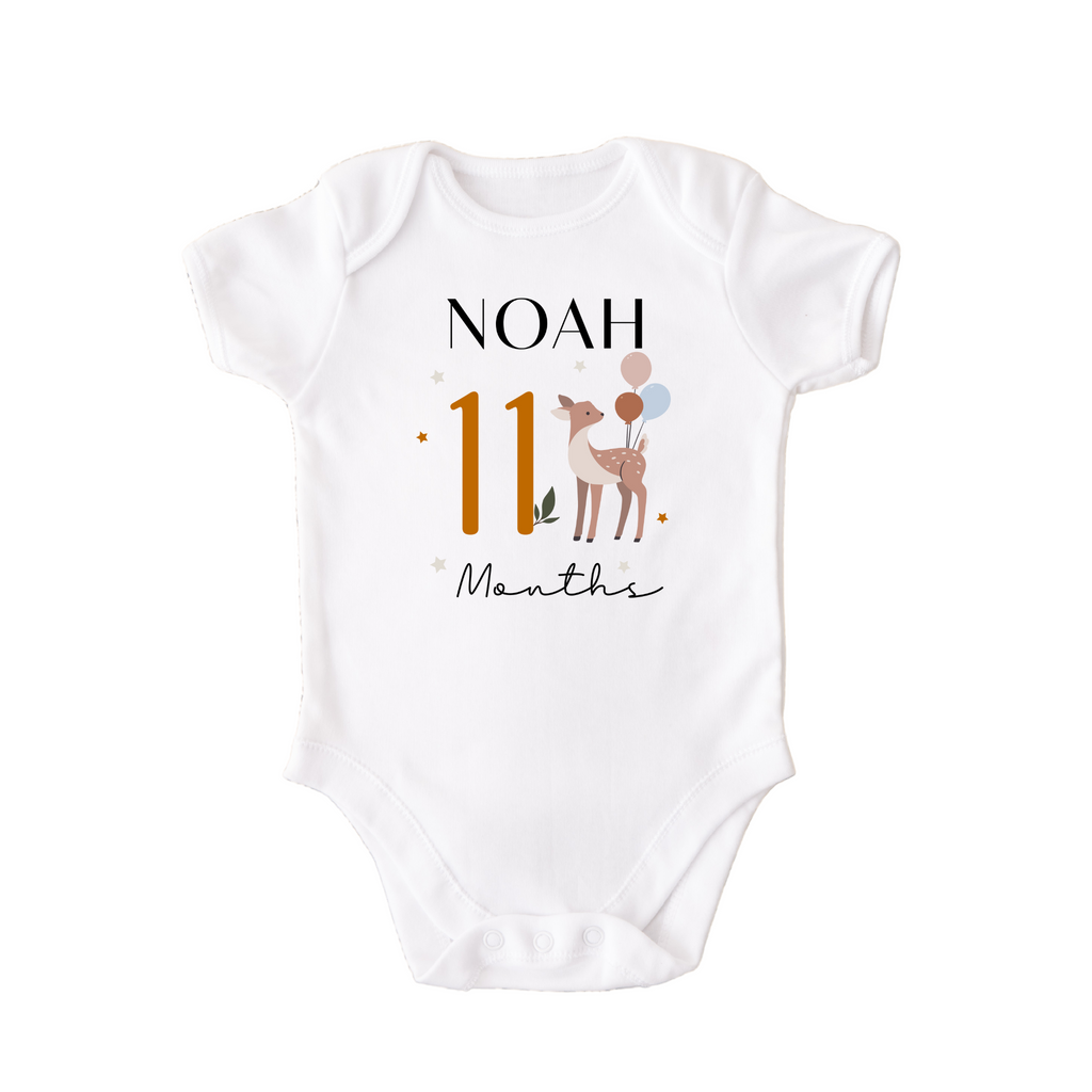 Baby Milestone Bodysuit | Whispering Meadow Collection