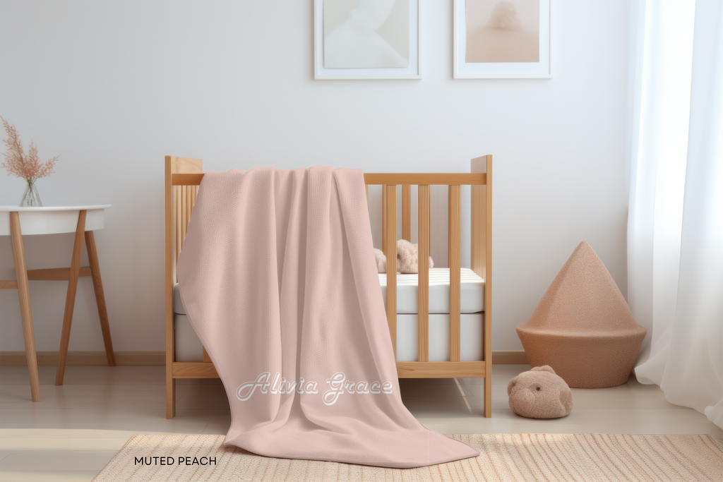 Oliver James | Personalized Minky Blankets | Solid Color