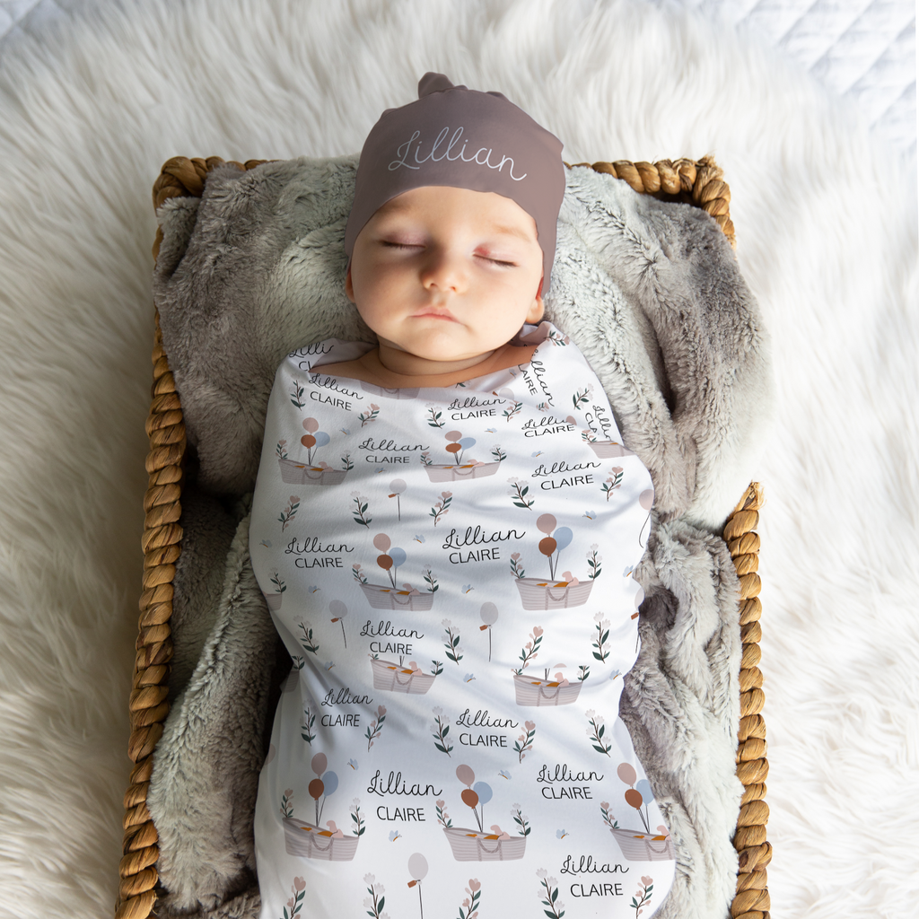 Lillian Swaddle Blanket | Whispering Meadows Collection
