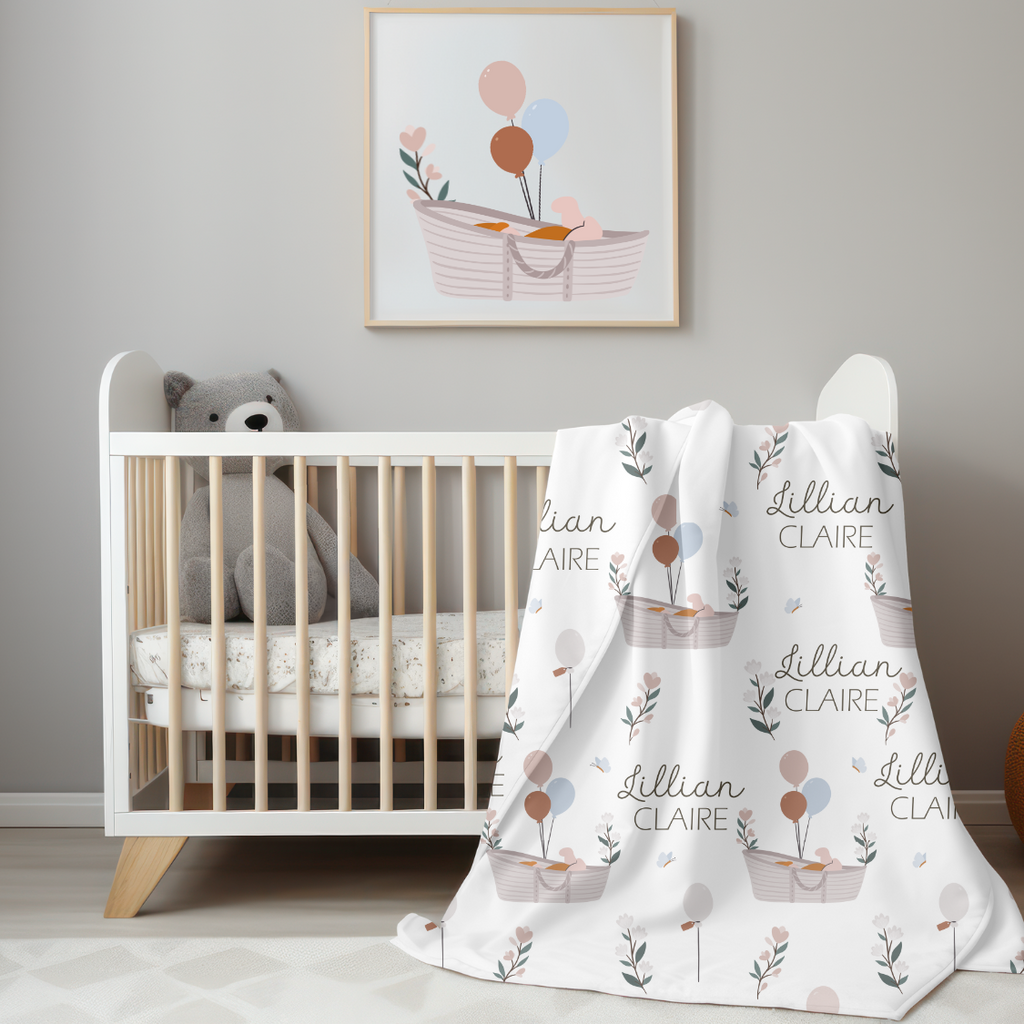 Personalized Minky Blanket | Whispering Meadows Collection