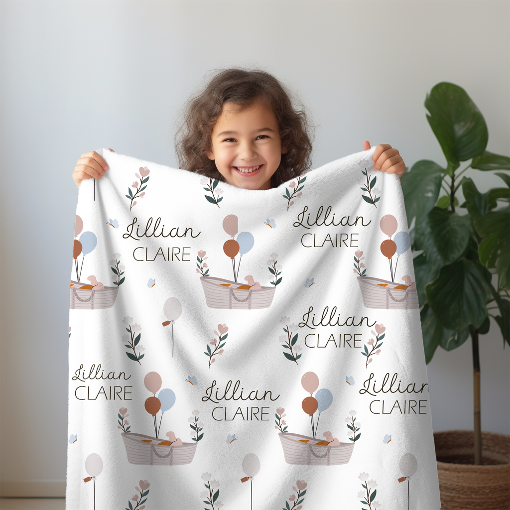 Personalized Sherpa Blanket | Whispering Meadows Collection