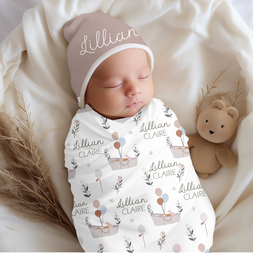 Lillian Swaddle Blanket | Whispering Meadows Collection