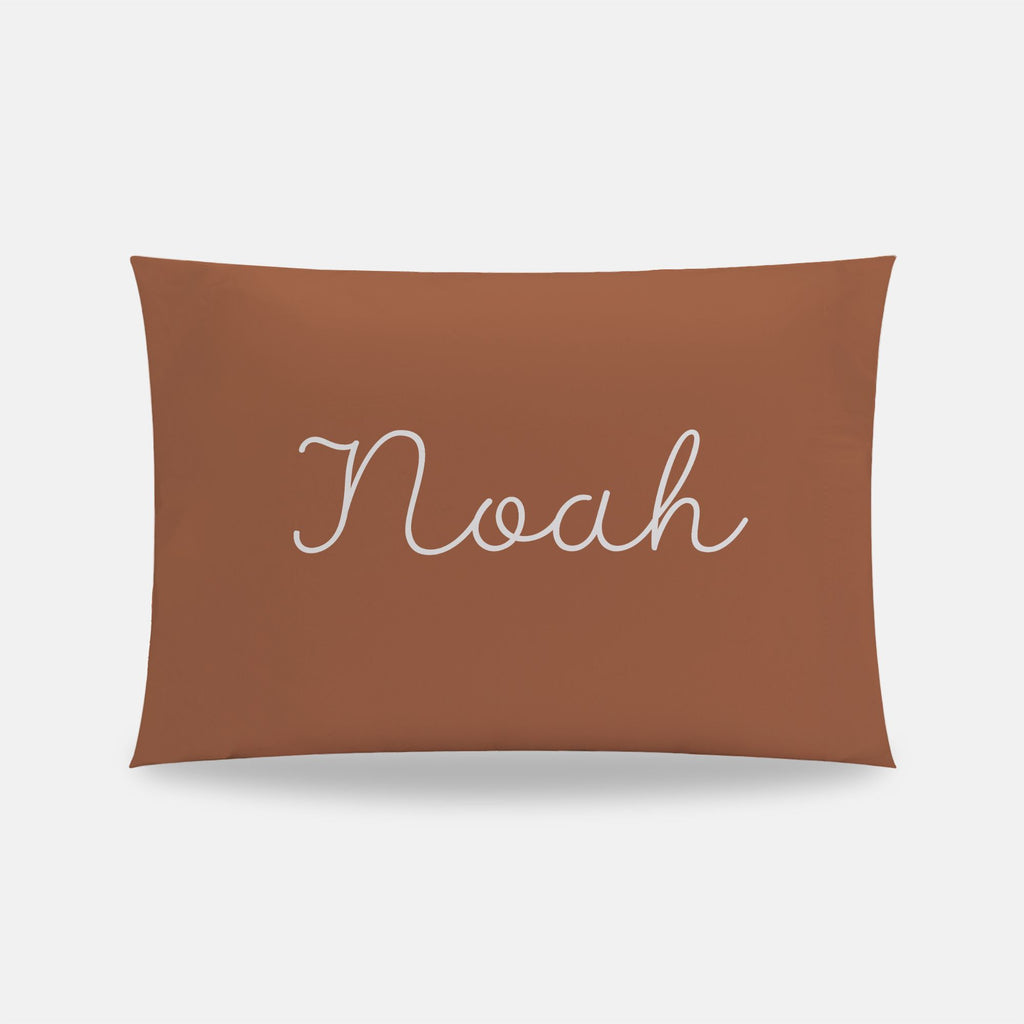 Personalized Solid Toddler Pillowcase | Whispering Meadow Collection